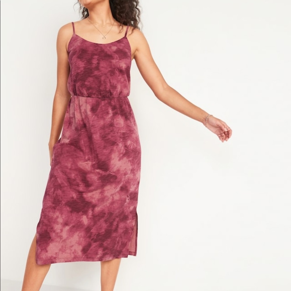 Tie dye Midi Dress Medium NWT